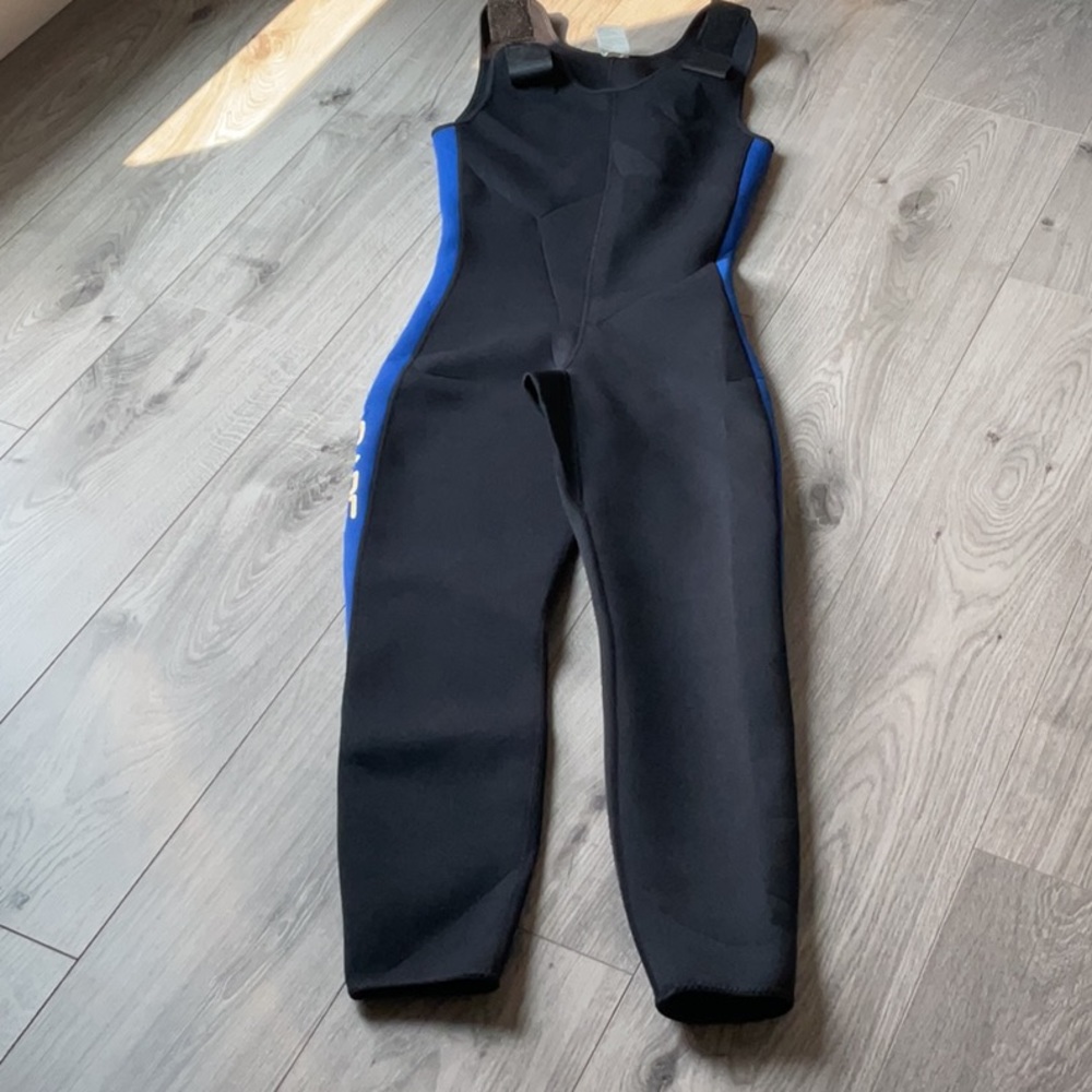 BARE Black & Blue Juniors Overall Wetsuit